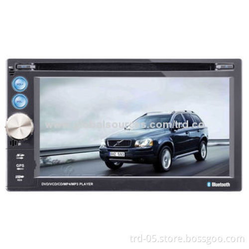 Universal Car DVD Player with 6.2-inch Digital Display, 3D GUI User Interface Easy to Operate